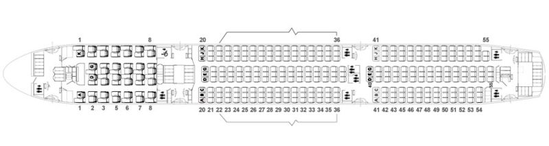 a diagram of a number of seats