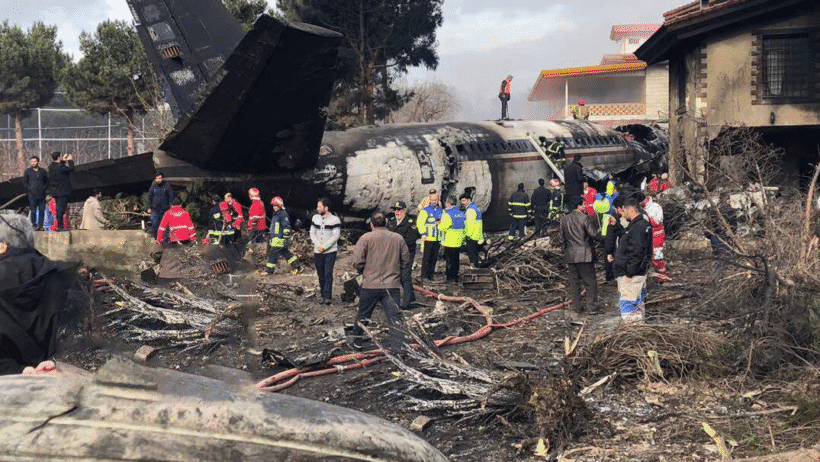 BREAKING: Boeing 707 crashes near Tehran