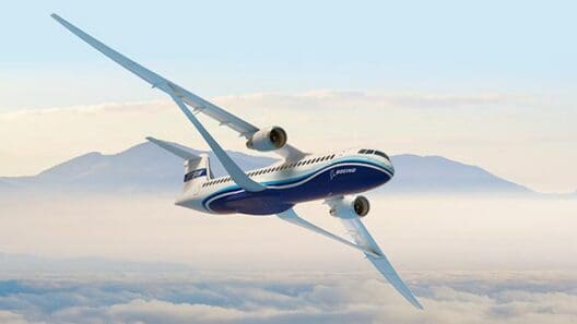 Boeing unveils future wing design