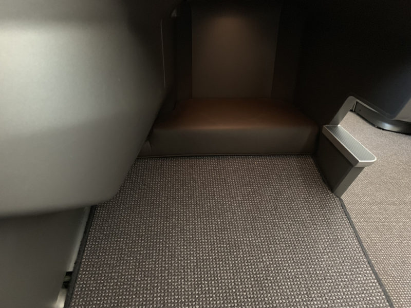 a seat in a car