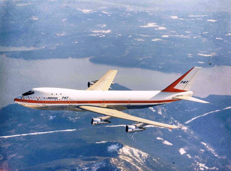 First Flight of the Boeing 747 on Feb 9th, 1969 (50 years ago)