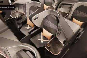 a group of seats in a plane