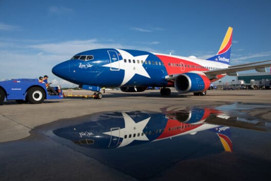 a plane with a star on it