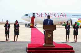 Air Senegal Airbus A330neo arrives in Dakar for presentation