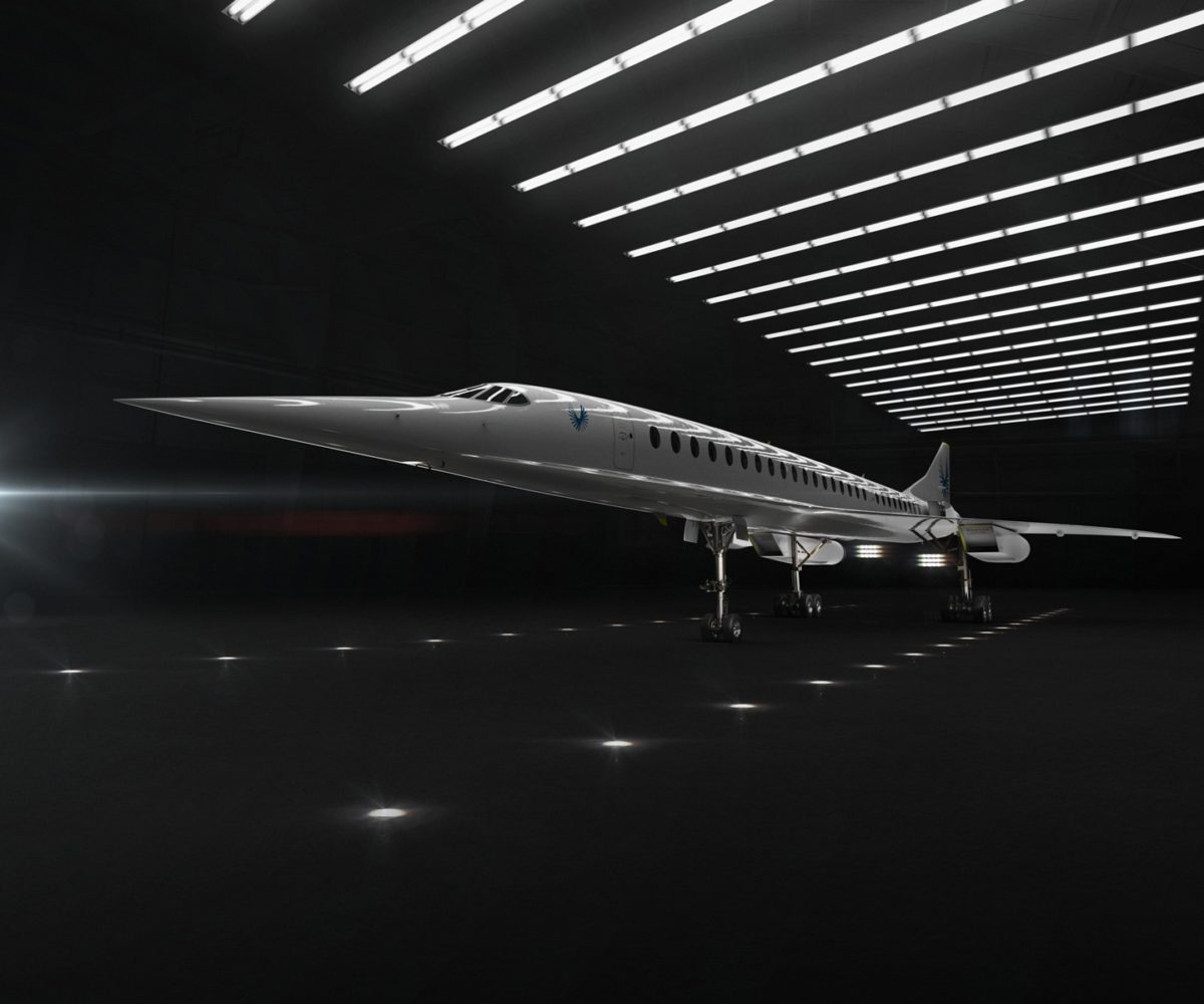 a jet plane in a hangar