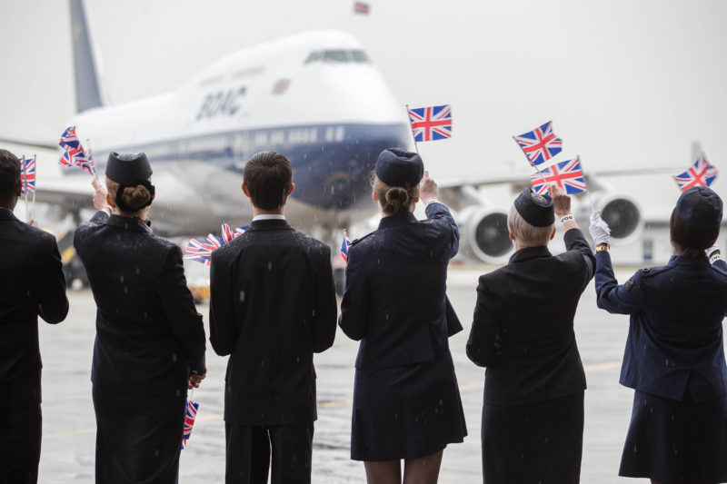 British Airways unveils BOAC Boeing 747