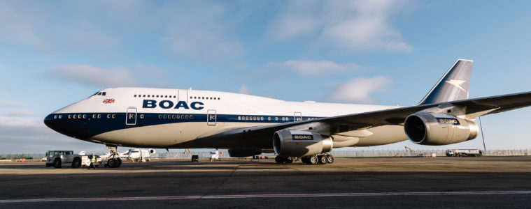 British Airways unveils BOAC Boeing 747