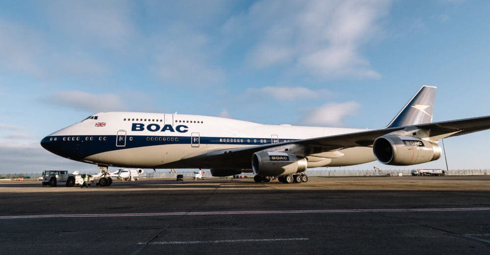 British Airways unveils BOAC Boeing 747