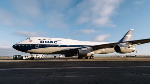 British Airways unveils BOAC Boeing 747