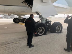 Cathay Pacific Airbus A350 sinks into ground