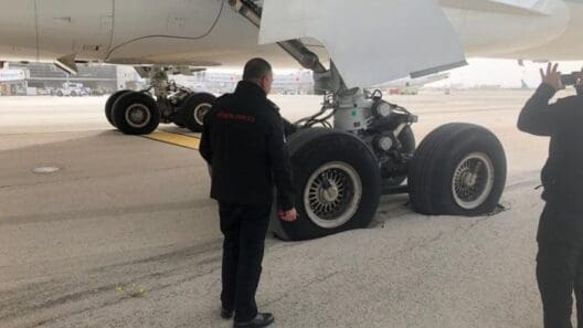 Cathay Pacific Airbus A350 sinks into ground