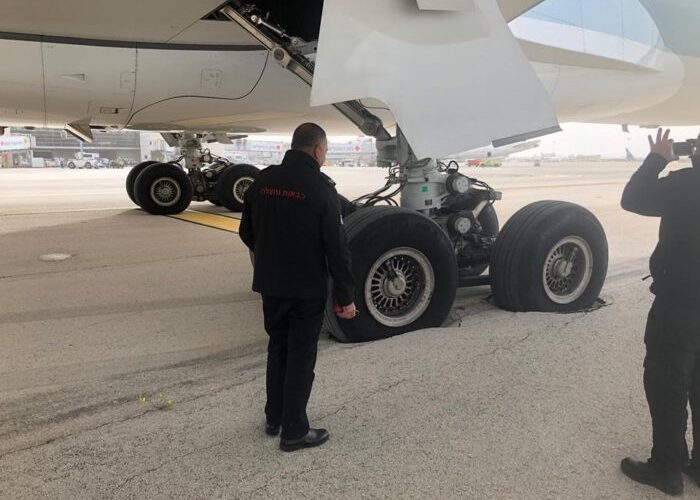 Cathay Pacific Airbus A350 sinks into ground