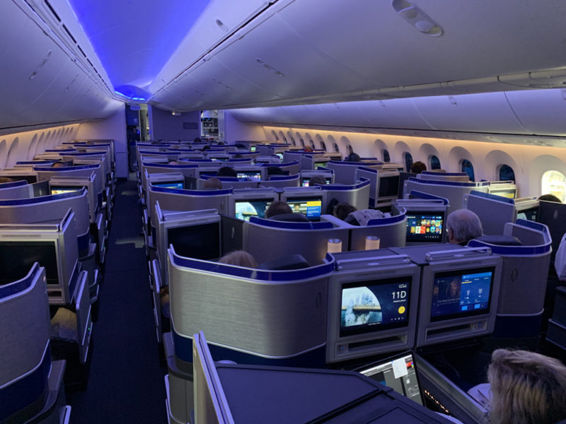 United 787-10 Polaris Business Class (Photo: Sam Chui)