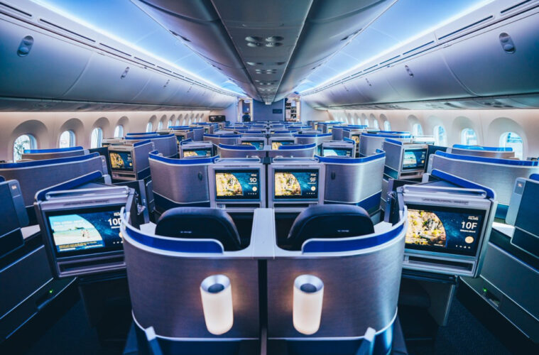 united boeing 787 first class