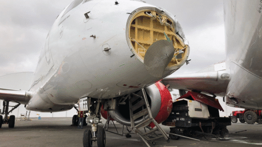 Kenya Airways aircraft collison