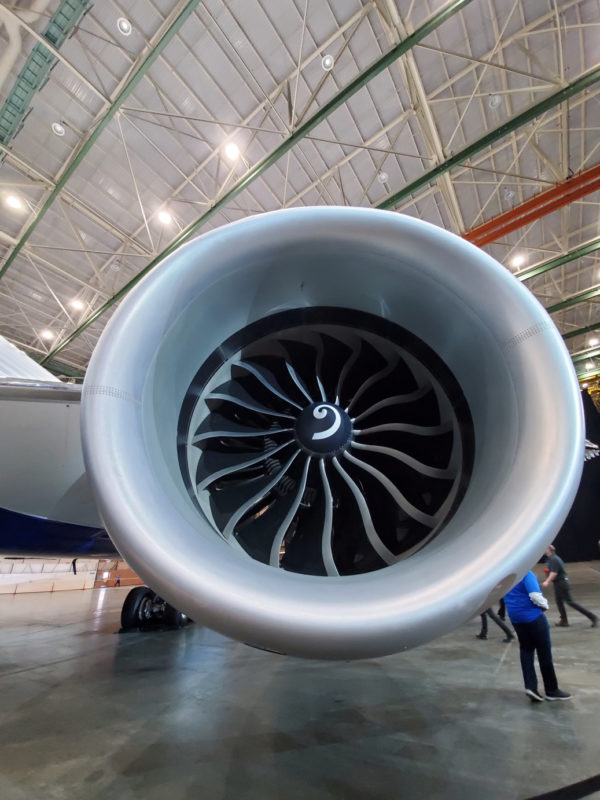 Boeing 777X GE9X engine (mock up)