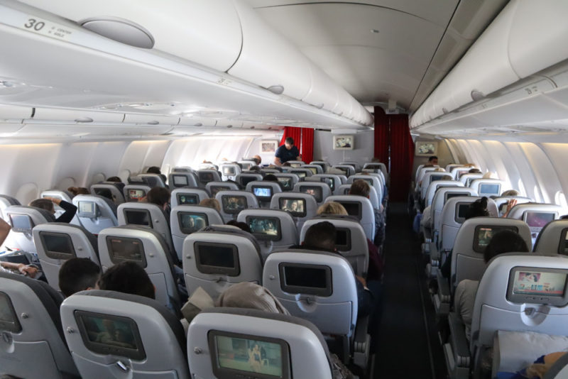 Air Belgium A340-300 Economy Class