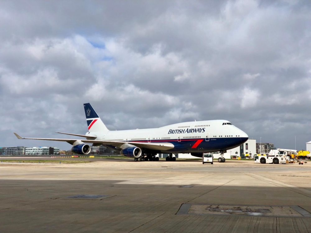 British Airways unveils latest retro livery on Boeing 747