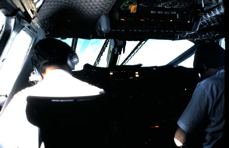 Visit the Concorde cockpit during cruise
