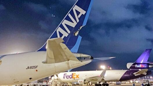 ANA Boeing 767 collides with FedEx MD-11
