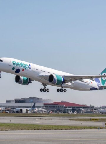 Evelop takes delivery of first Airbus A350