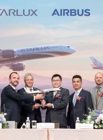 Starlux places firm order for Airbus A350 aircraft