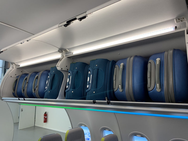 Airspace XL bins on A320 family