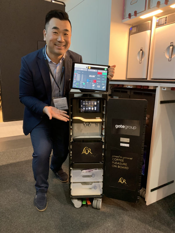Smart trolley developed by Airbus and Gate Group