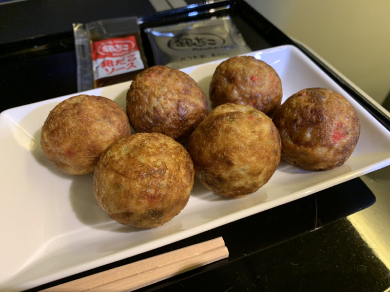 a plate of food on a table