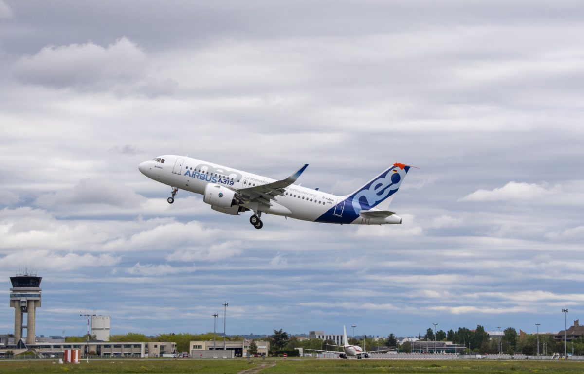 Airbus A319neo performs maiden flight