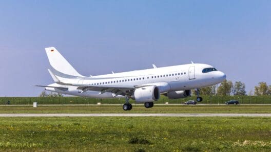 ACJ319neo performs maiden flight