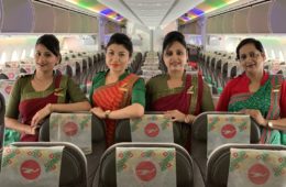 Biman Bangladesh Boeing 787 Dreamliner and its crew