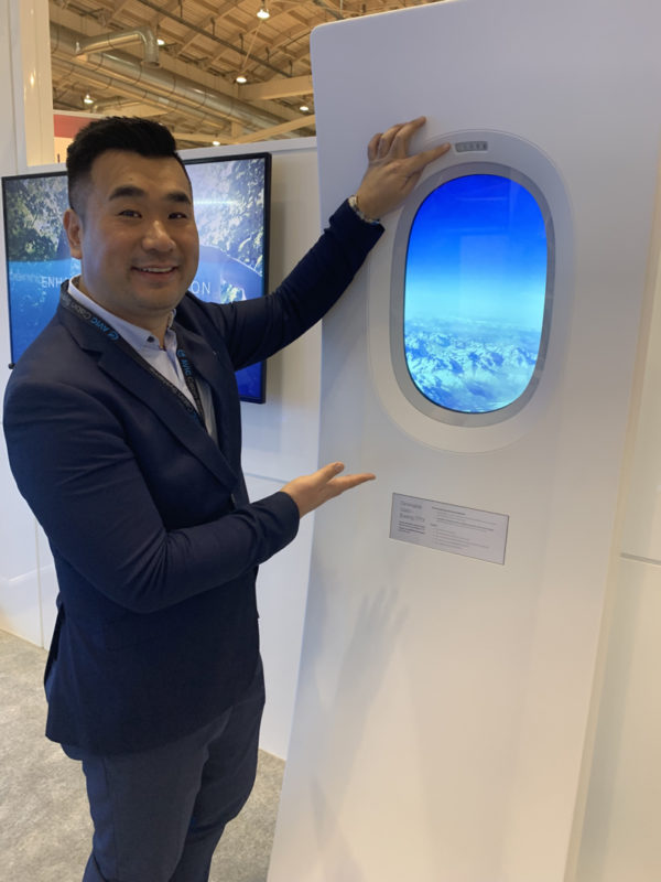 Boeing 777X dimmable window technology