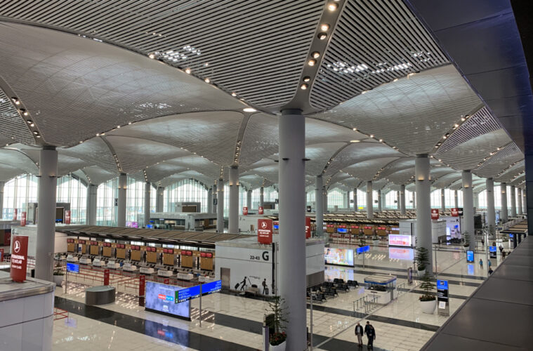 Istanbul new airport departures