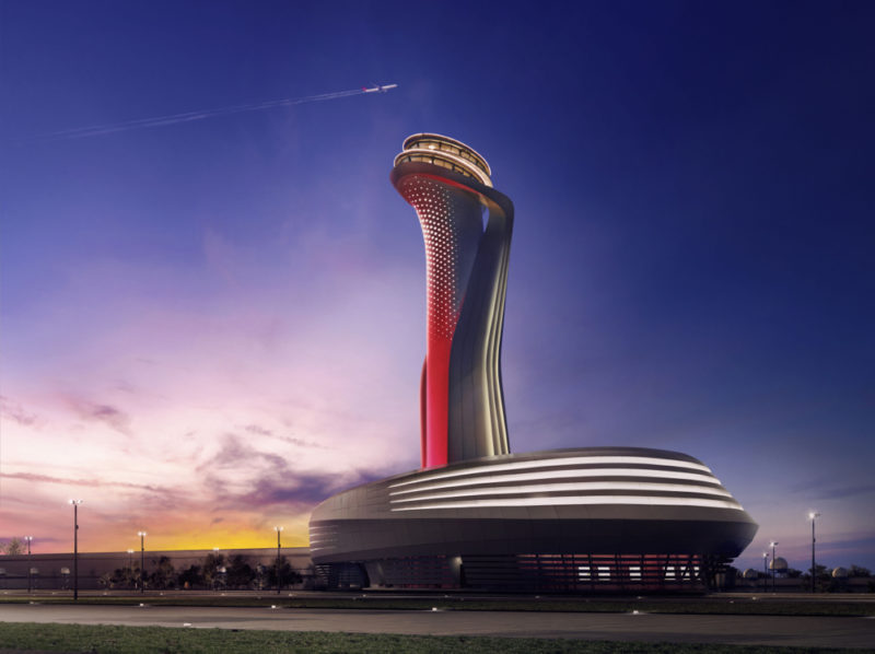Air Traffic Control Tower of new Istanbul AIrport