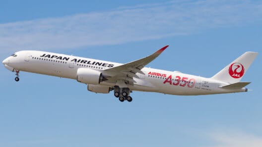 First Japan Airlines A350 XWB Debuts in the Sky