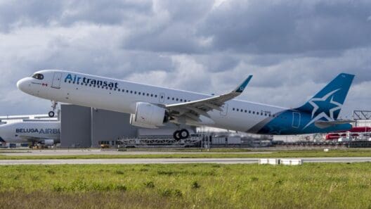 Air Transat receives first Airbus A321LR