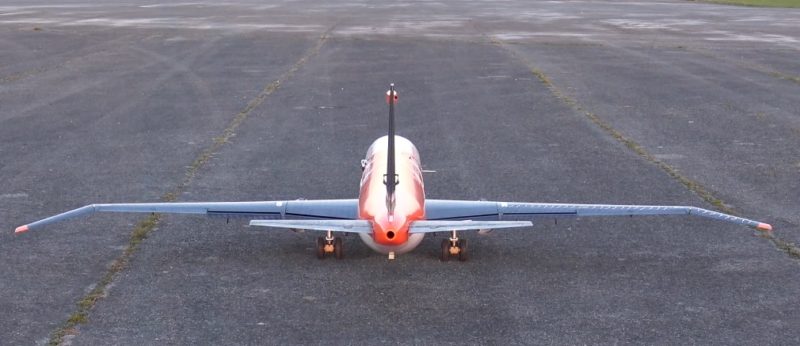 an airplane on the ground
