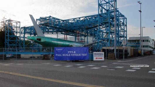 Boeing prepares 777X for fatigue testing