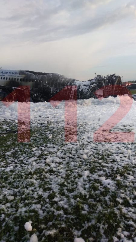 a plane crashed in the snow