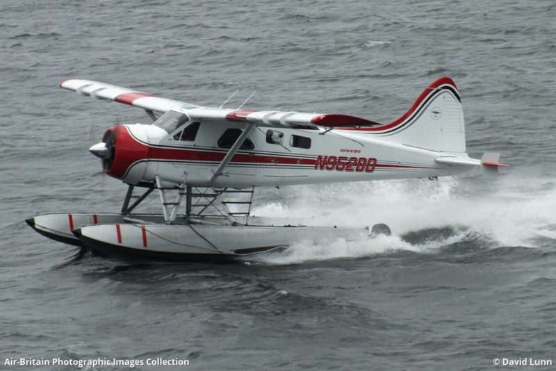 a seaplane on the water