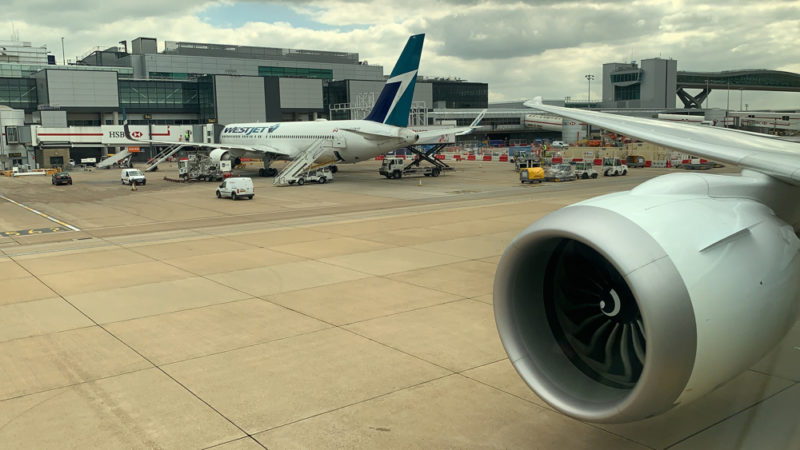 an airplane on the tarmac