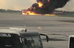 BREAKING NEWS: Aeroflot aircraft on fire after emergency landing at Moscow SVO airport