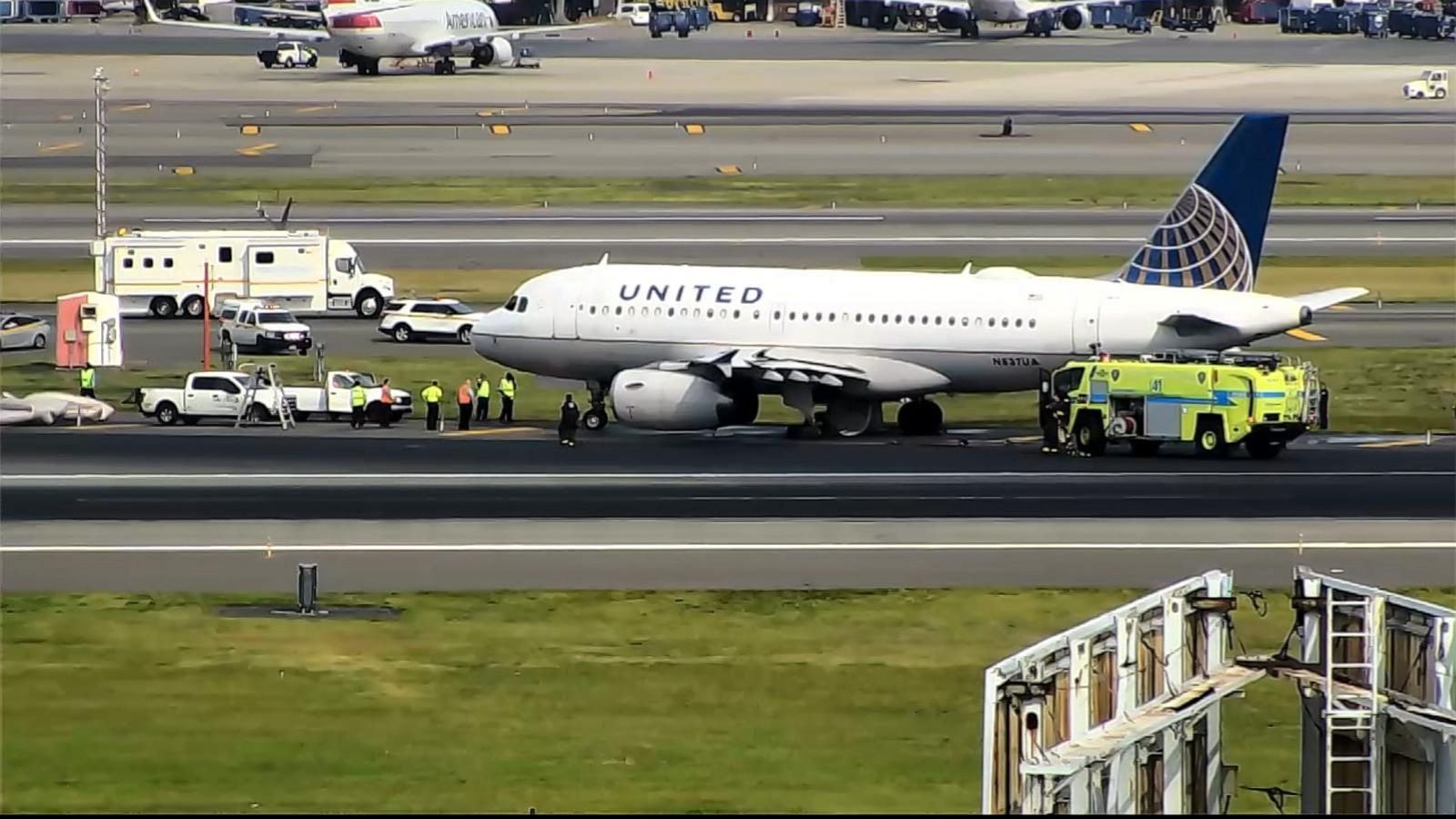 Newark Airport temporarily closes after United jet's emergency landing