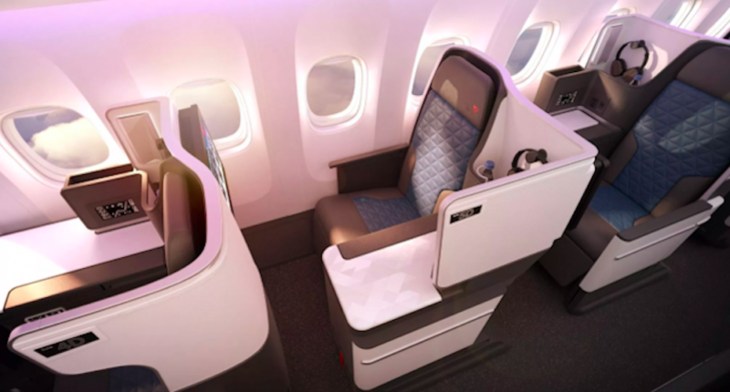 delta 747  400 business class seat