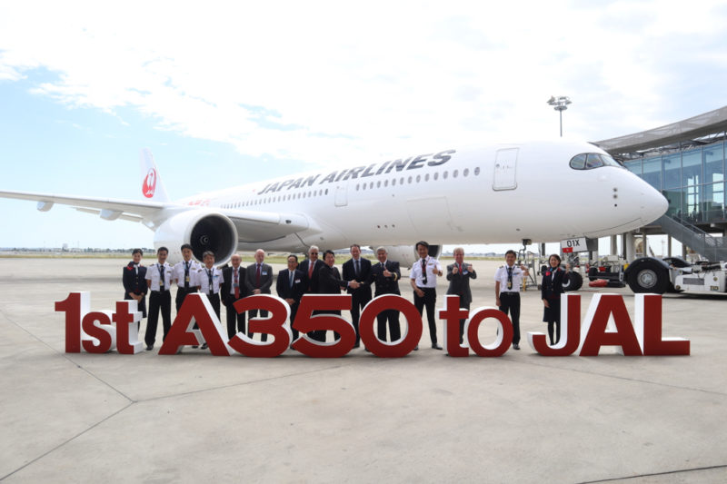 Japan Airlines Takes Delivery Of First A350 Xwb Samchui Com