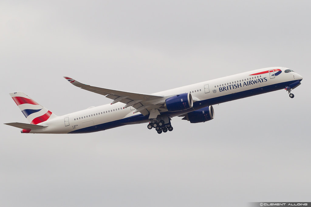 British Airways A350-1000 Performs First Flight - SamChui.com