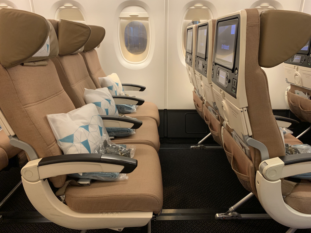 Review Etihad A380 Economy Space Incheon Abu Dhabi