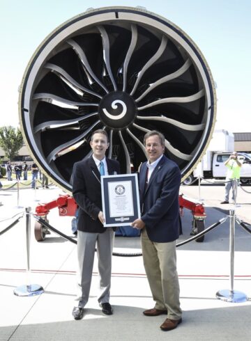 GE9X sets world record as most powerful jet engine
