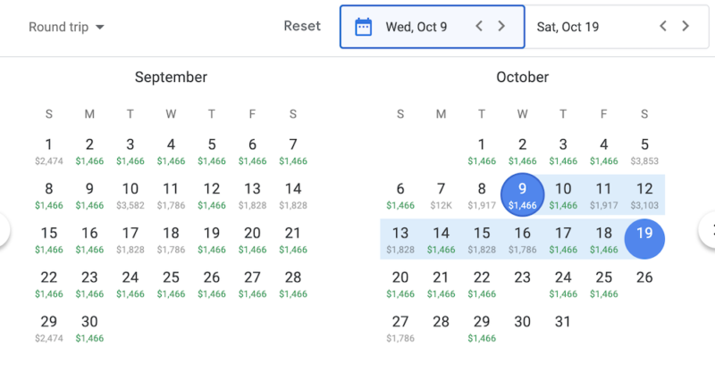 a screenshot of a calendar